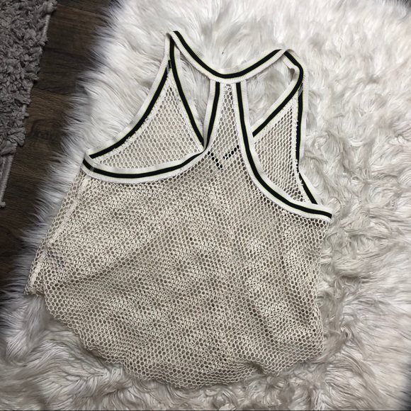 Free people varsity v neck net tank top large - Picture 3 of 3